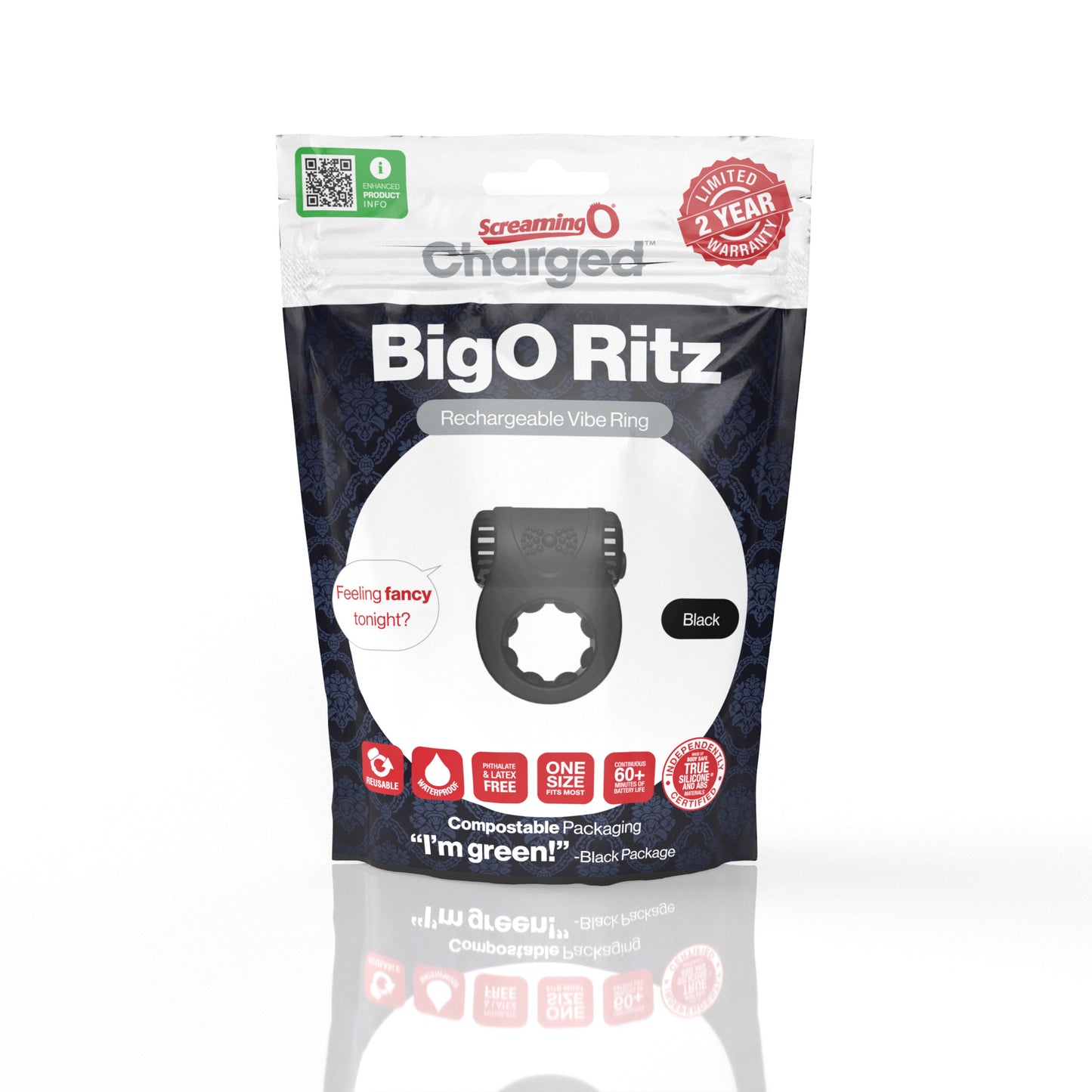 Charged® Big O Ritz Vibrating Ring