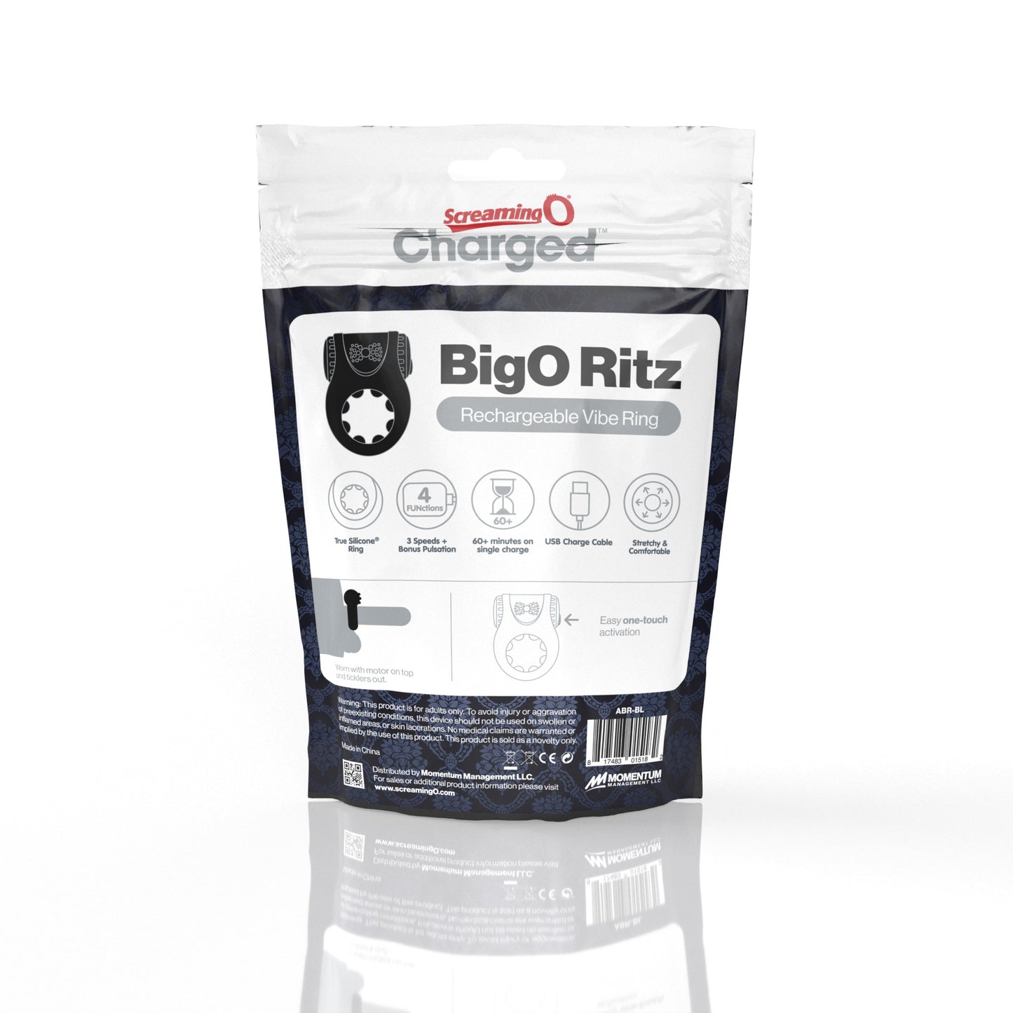 Charged® Big O Ritz Vibrating Ring