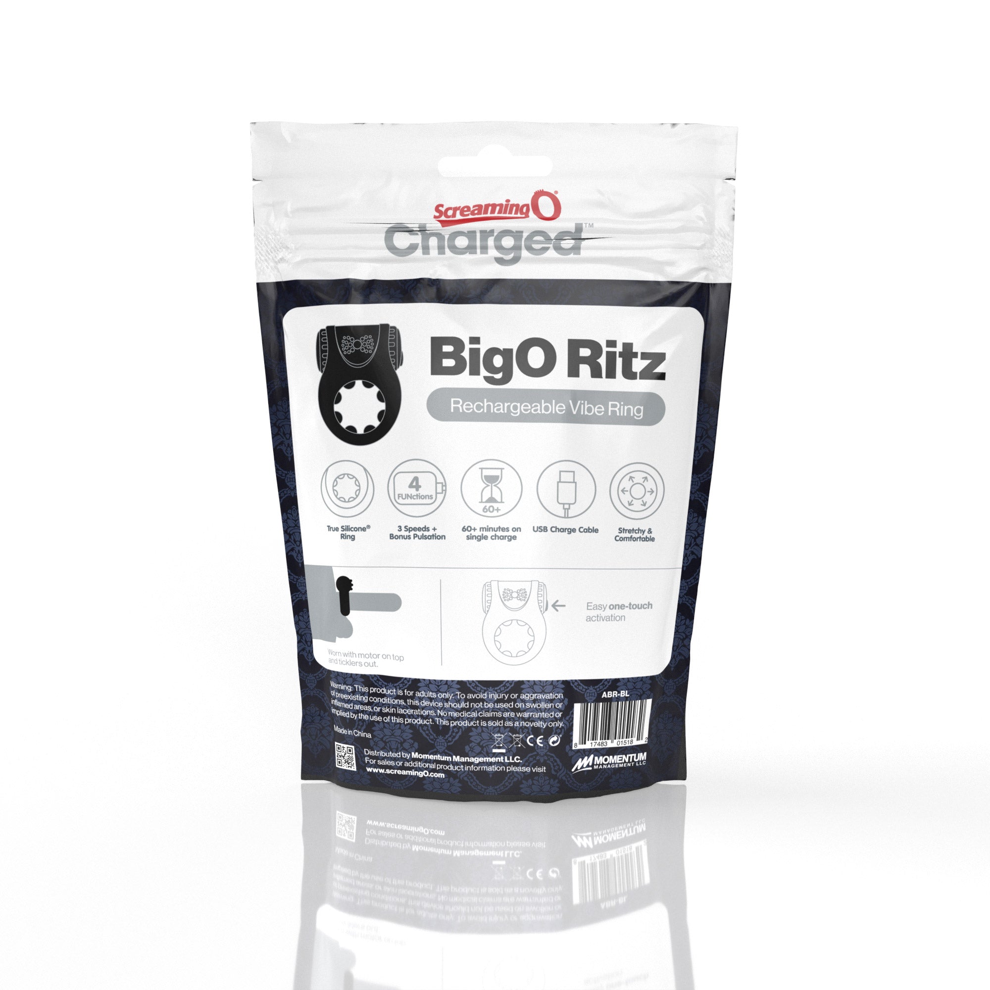 Charged® Big O Ritz Vibrating Ring
