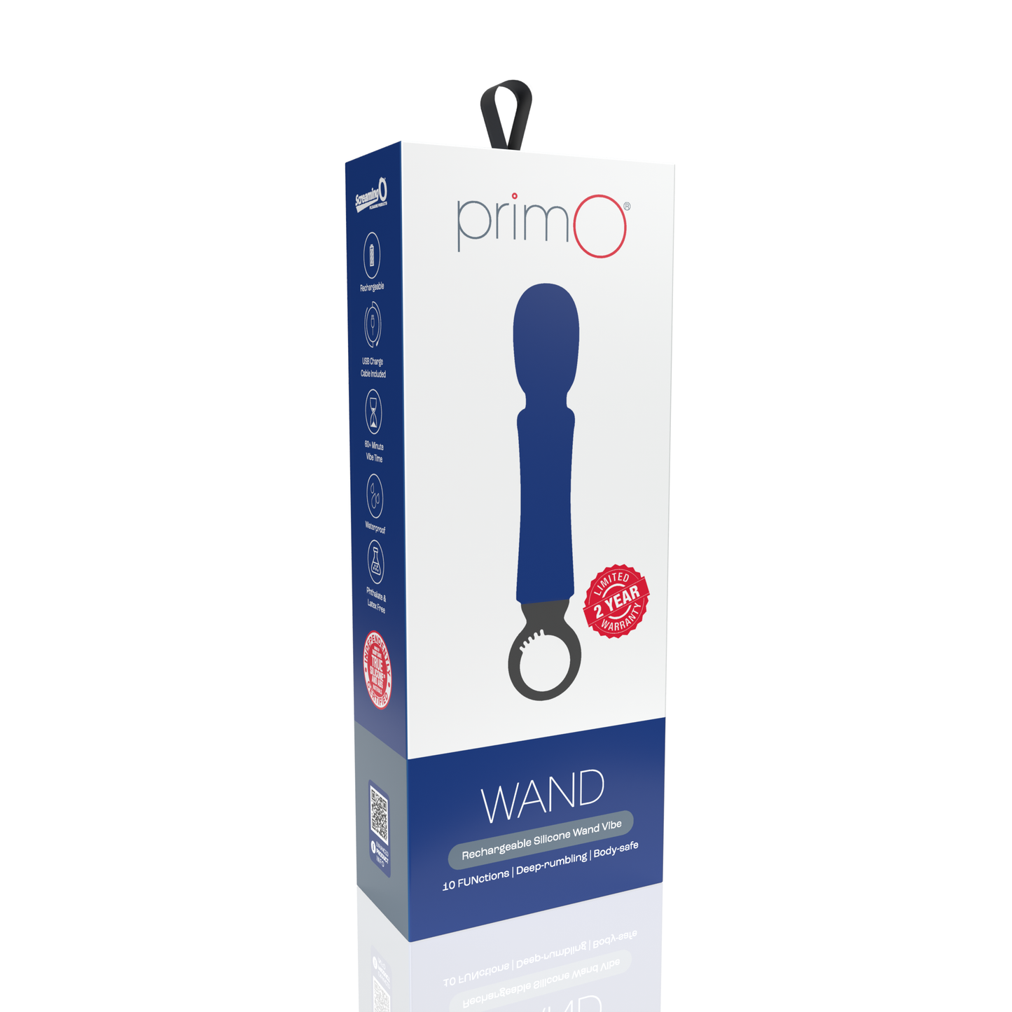 PrimO® Wand Rechargeable Vibe Blueberry