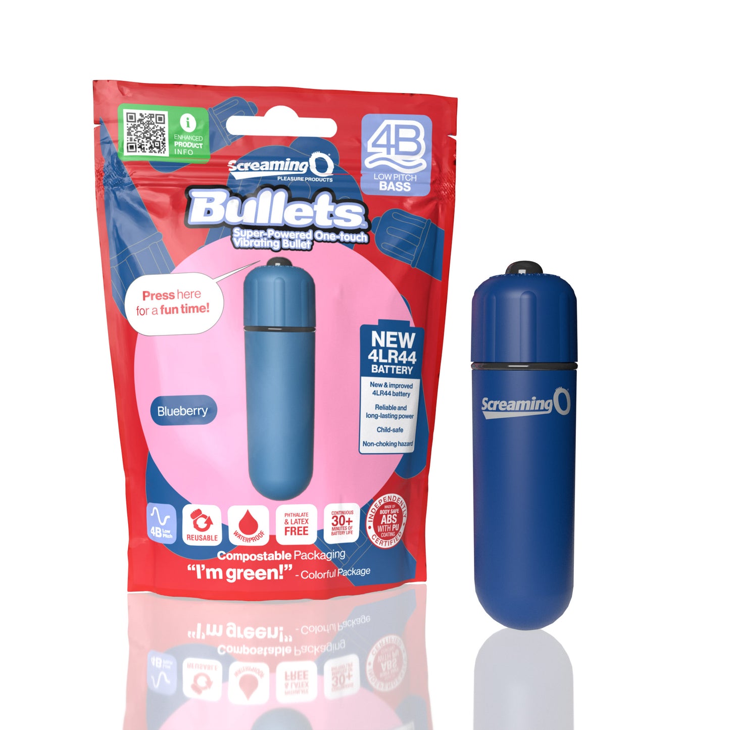 Screaming O 4B Bullet in POP box - Assorted