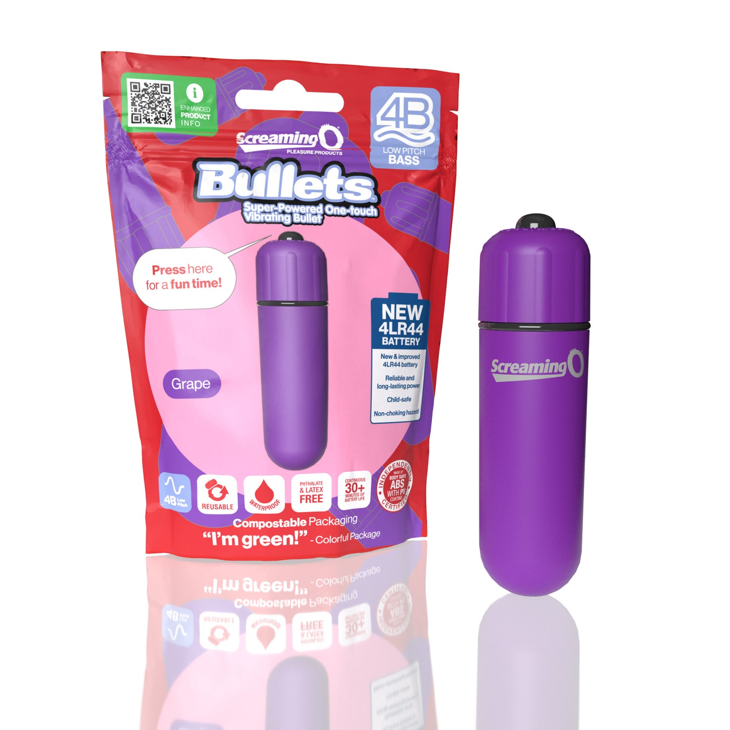 Screaming O 4B Bullet in POP box - Assorted