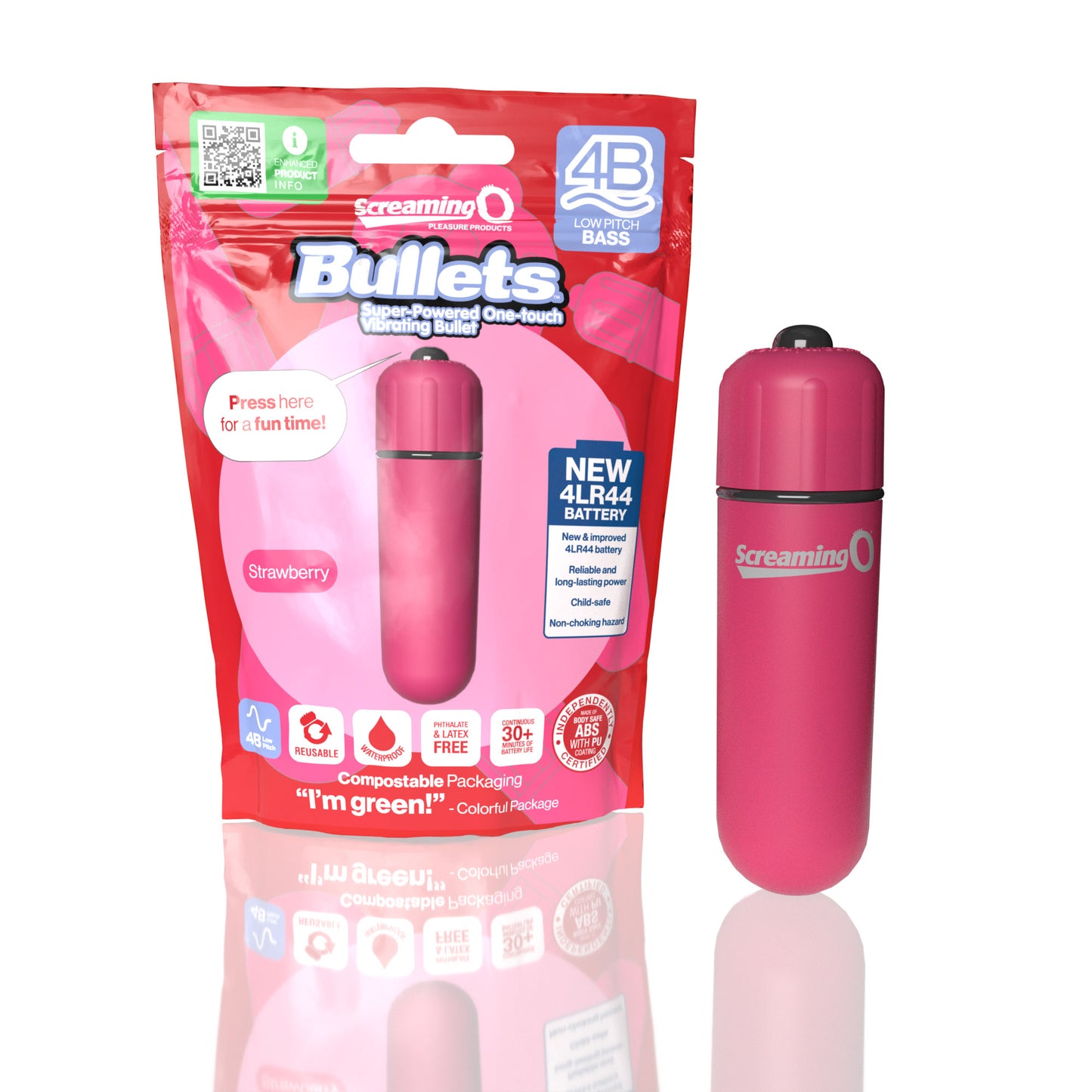 Screaming O 4B Bullet in POP box - Assorted