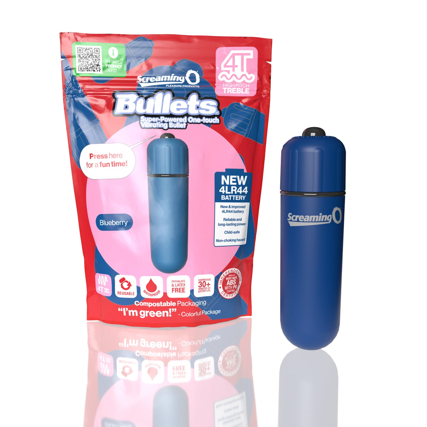 Screaming O 4T Bullet in POP Box - Assorted