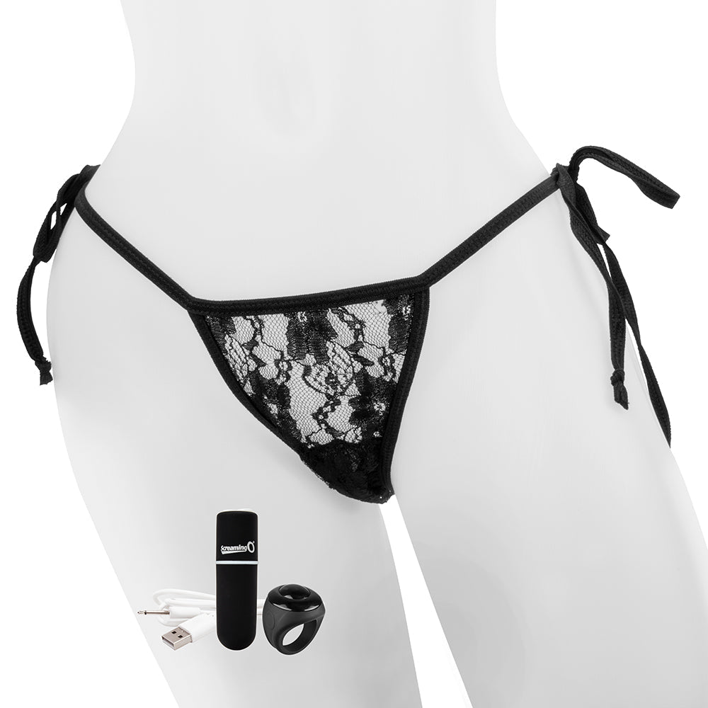 My Secret Charged Remote Control Panty Vibe - Black