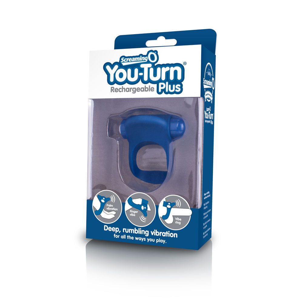 Charged You-Turn 2 Finger Fun Vibe - Blueberry