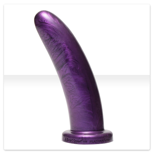 Plum Orchid Dildo Large