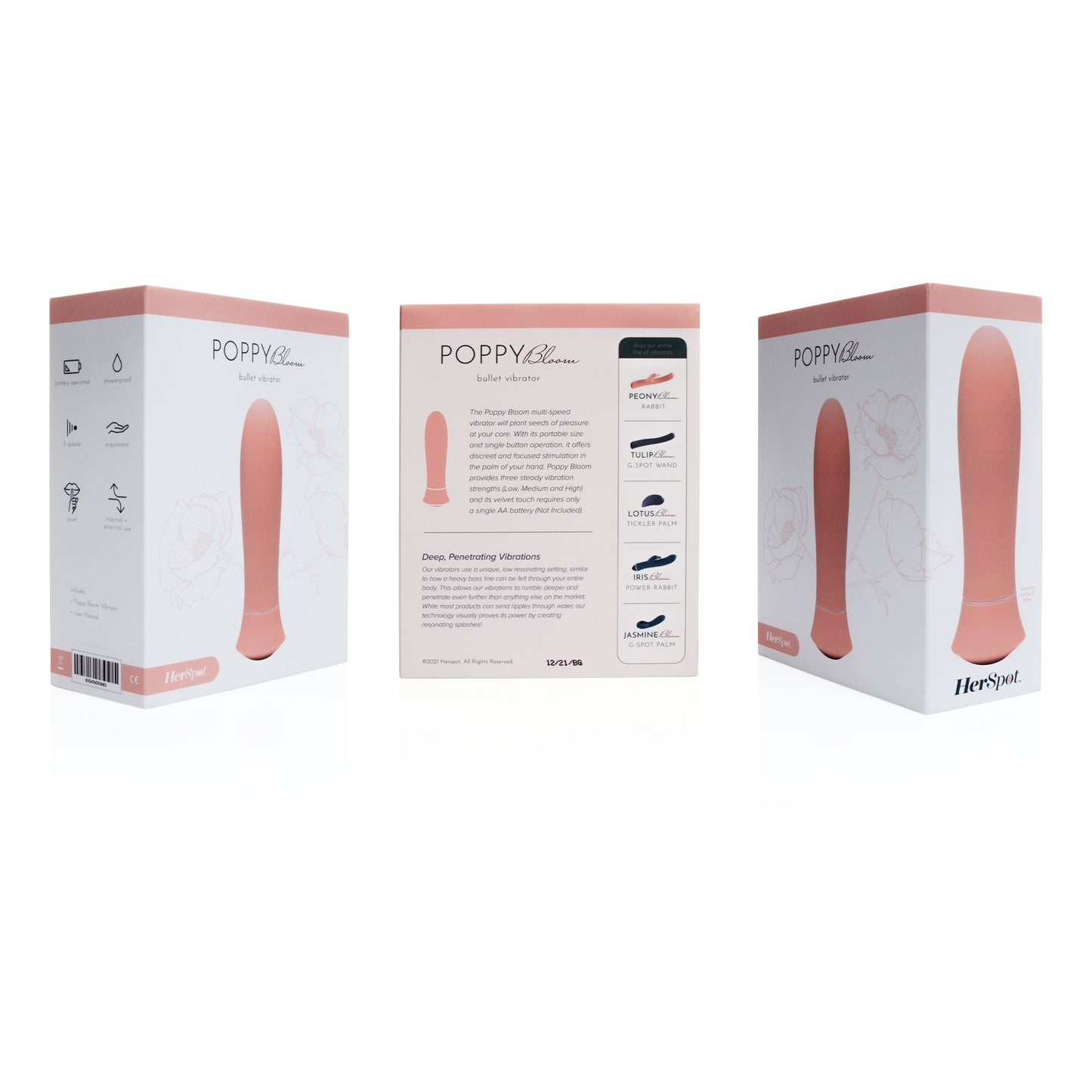 Poppy Bloom Bullet Vibrator