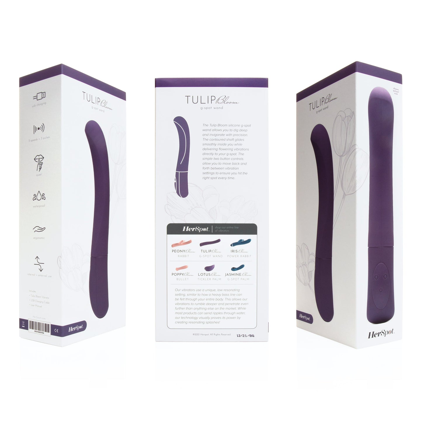 Tulip Bloom G-Spot Wand Vibrator