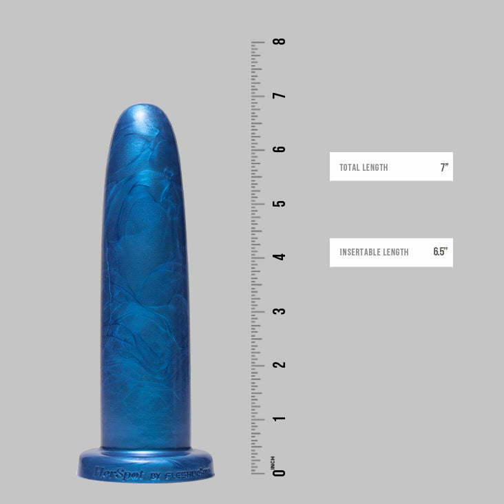 Cobalt Lily Dildo Large