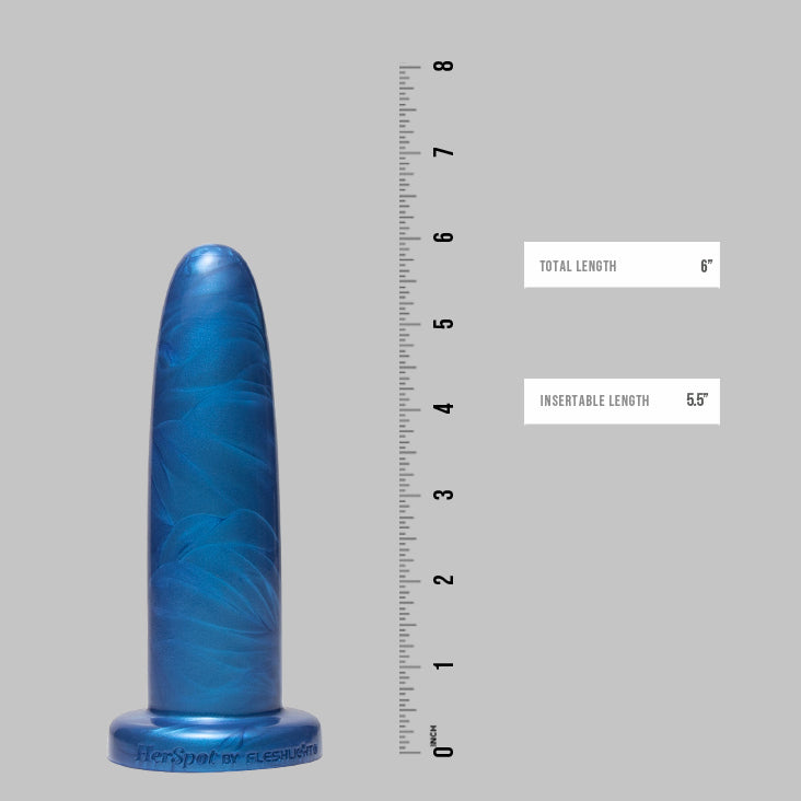 Cobalt Lily Dildo Medium