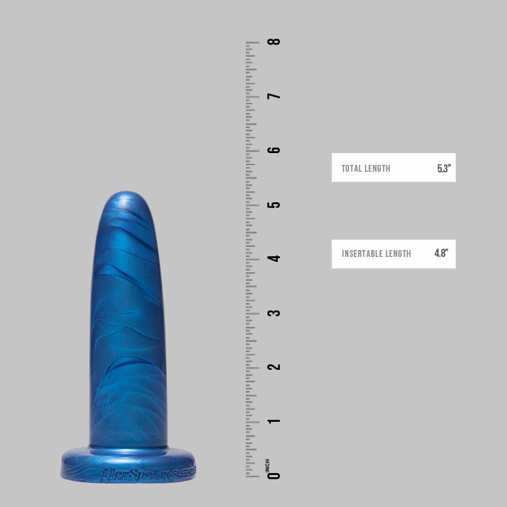 Cobalt Lily Dildo Small