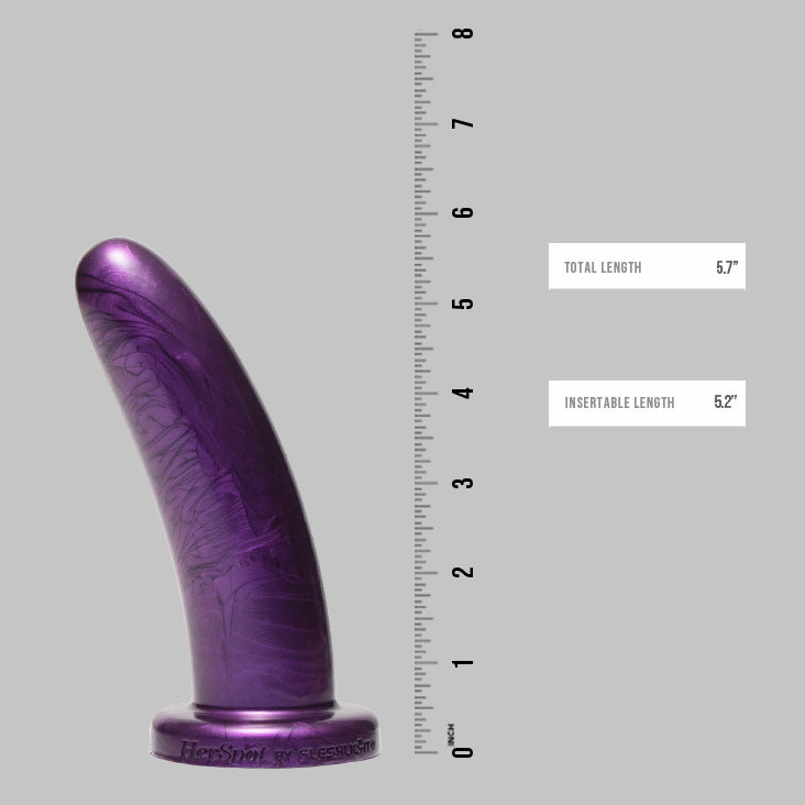 Plum Orchid Dildo Medium