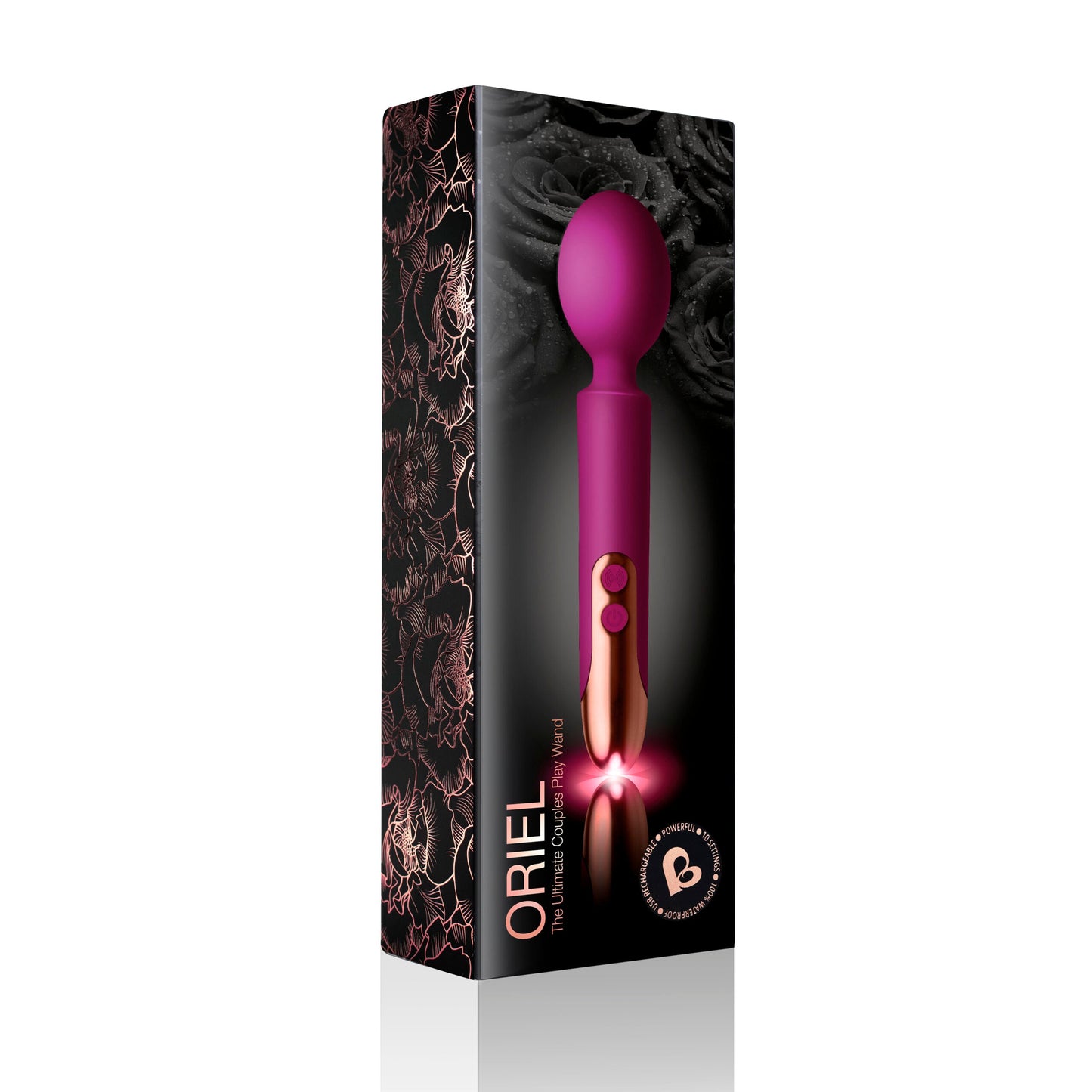 Oriel Rechargeable Wand Fuchsia &amp; Copper