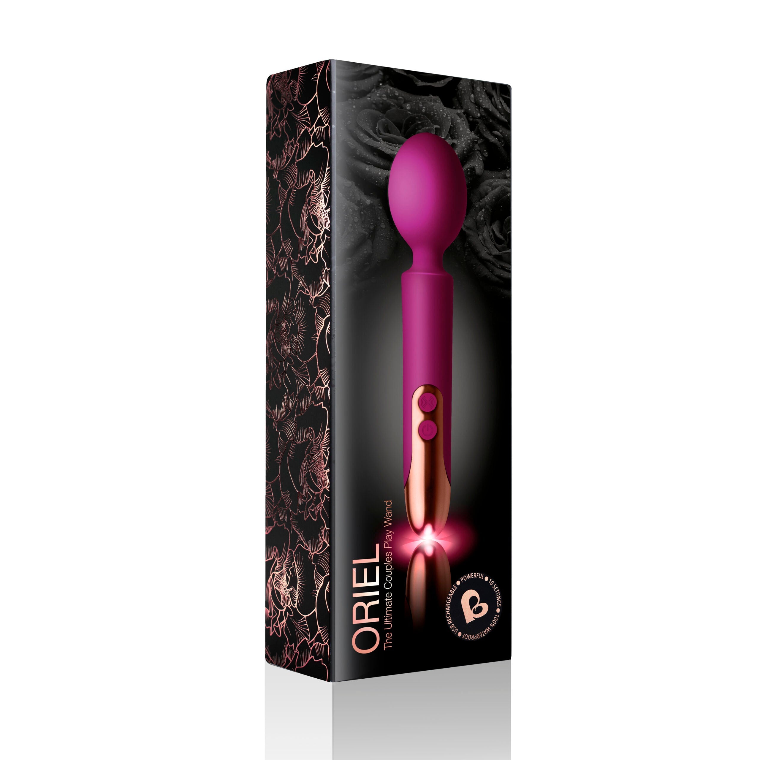 Oriel Rechargeable Wand Fuchsia &amp; Copper